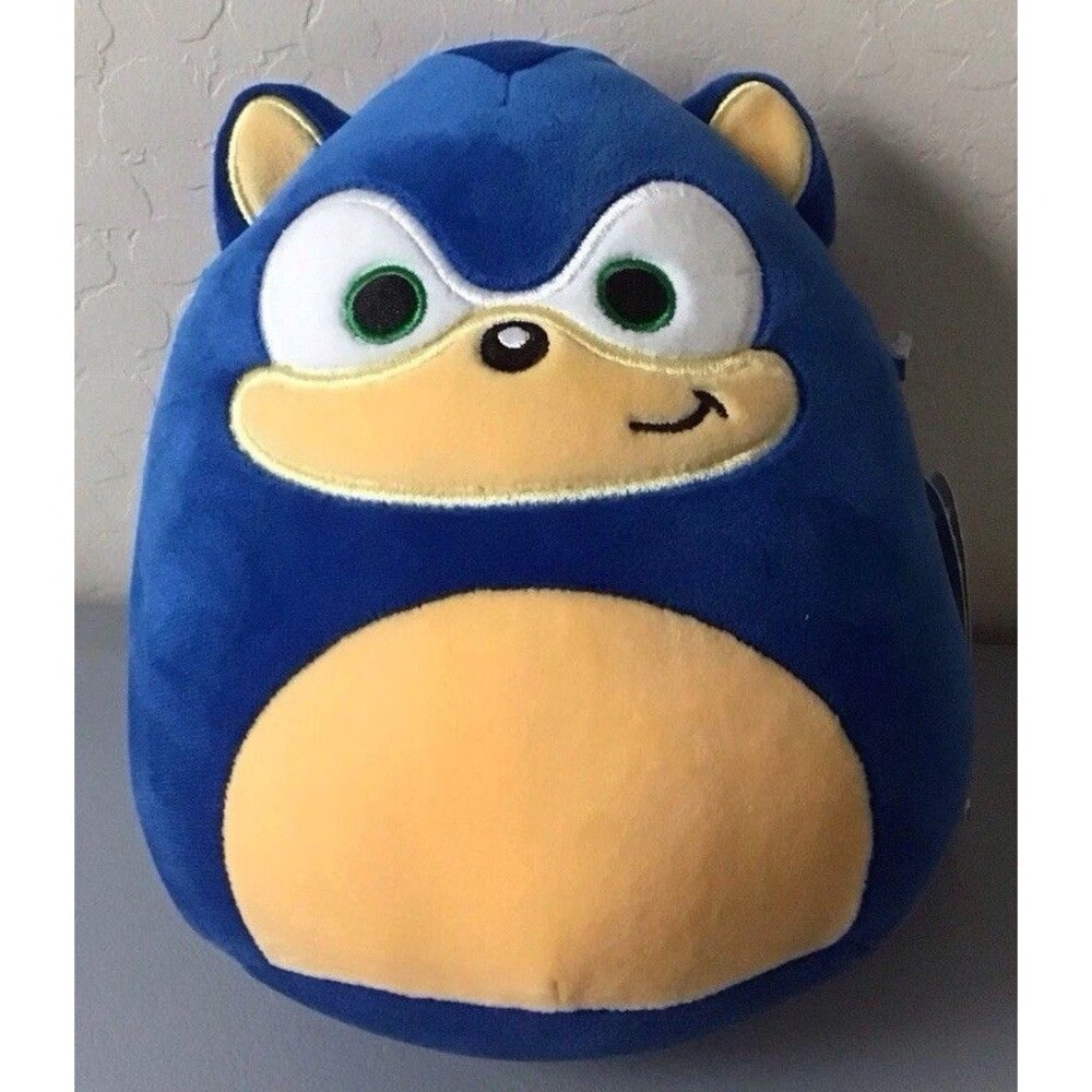 Sonic Squishmallows KellyToy Sonic The Hedgehog Plush Sega 8 Inch 2024 NWT